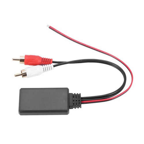 6Pcs Car Wireless  Module Music Adapter RCA AUX Audio Cable Universal 2RCA Interface  Adapter 5-12V 1