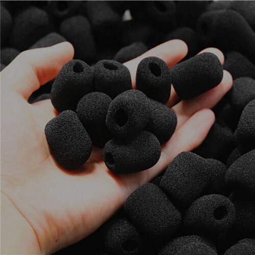 48Pack  Foam Windscreen Lapel Headset Microphone Sponge  Foam Cover Shield Protection for Lavalier and Lapel Mic 2
