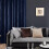 Blackout Thermal Curtains with Silver Wave Dot Print, 38x54 3