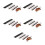 5X  Dual 12 Level Indicator LED Light Bar VU Meter Stereo Amplifier Board Adjustable Light Speed Board with AGC(A) 1