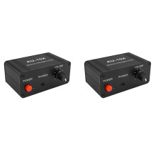 2X AU-10X NE5532 Audio Signal Preamplifier Headphone Pre AMP Board Gain 20Db RCA 3.5MM Volume Control Tone 12V