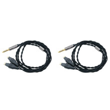 2X Hoofdtelefoon 4.4mm Evenwichtige Kabel DIY Kabel voor HD580 HD600 HD650 HD660S Hoofdtelefoon Upgrade Kabel