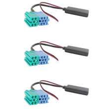 3X Auto 6+8Pin Audio Cd-Wisselaar 5.0 Ontvanger Aux Adapter voor Bravo 2007+ Radio Aux Kabel