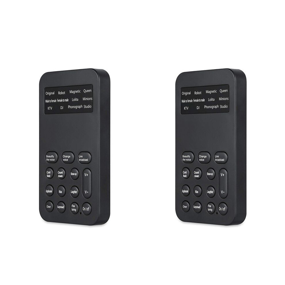 2X Voice Changer Handheld Microphone Voice Changer With Sound Multifunctional Effects Machine For Phone/Ps4 (S9) 4714079592590