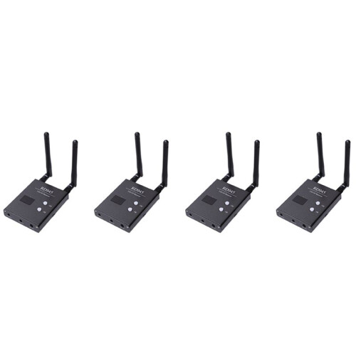 4X Receptor de Diversidade FPV 5,8 GHz 48CH RD945 com A/V e Cabos de AlimentaçãO 1