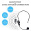 5X New 2 in 1 Handheld UHF Wireless Microphone Professional -Wear Mic Volume Amplifier for Speech Teaching 4