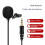 2X Microfono Omnidirezionale Microfoni Lavalier da 3,5 mm con Fermacravatta  Microfono Audio per Fotocamera Computer Laptop Telefono 3