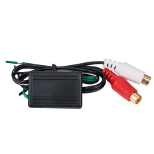 4X GłOśNik do 2 KonwerteróW Wyjść Liniowych RCA IN/OUT High/Low dla Samochodowego SprzęTu Audio
