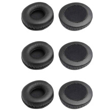 3 Pair 70Mm Ear Pads, Universal Replacement Foam Pads Headphone Cushion Sponge Cushions