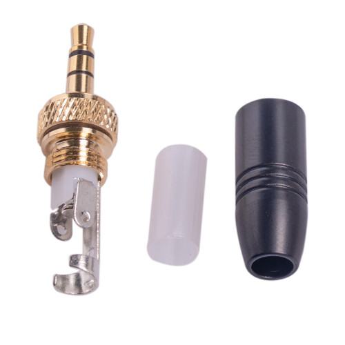 10Pcs Lavalier Lapel Microphone 3.5mm Audio Plug with M6 Internal Thread Internal Thread Cable for  for 2