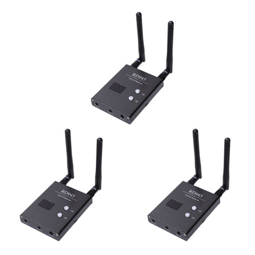 3X FPV 5.8 GHz 48CH RD945 Diversity Receiver with A/V and Power Cables