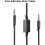 10X Replacement Headset Cable, 2.0M Inline Mute Cable Cord for Astro A10 Gaming Headsets  Ps4 Controller Headphone 3