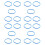 20 Pcs Rubber Professional Microphone Grille  Microphone Supplies Wired Protection Rings Wireless 1
