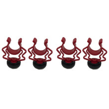 4PCS Universal Microphone Wavy Shock Mount Adapter Plastic Microphone Bracket Mount Replacement for By-Mm1