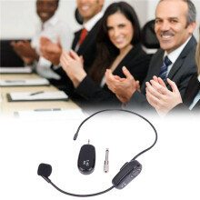2X Universal 2.4G Wireless Headset Bee Teaching Amplifier Sound Ear Hanging Headset Microphone Microphone