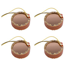 4X Capsula Microfonica un Condensatore per La Registrazione del Nucleo Della Cartuccia del Microfono un Diaframma Largo da 34 mm