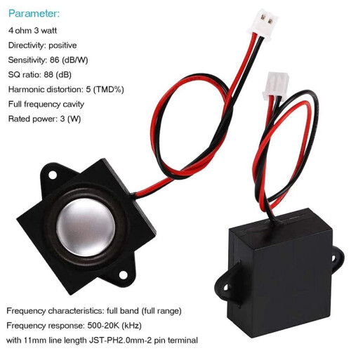 6PCS 4 Ohm 3 Watt Speaker for A Rduino Single Cavity  Speaker Full-Range Cavity Mobile Portable Speaker 2