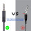 10X Replacement Headset Cable, 2.0M Inline Mute Cable Cord for Astro A10 Gaming Headsets  Ps4 Controller Headphone 6