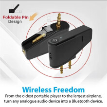 4X 5.3 Airplane Airline Flight Adapter A2DP Transmitter for Aonic 40 50 Wireless Noise Cancelling Headphones