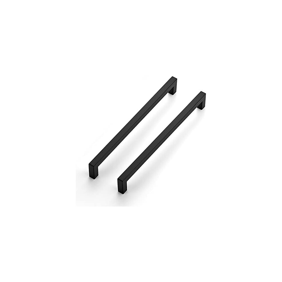 10 Pack 10 Inch Kitchen Square Cabinet Handles Matte Black Cabinet Pulls Black Drawer Pulls Kitchen Cabinet Hardware Kitchen Handles 9402001861955