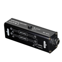 Ljudsignalisolator 6,35 mm Ljudgränssnittseliminator Brusljudisolator för Konferensmikrofonmixer