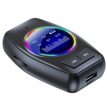 2in1 BT Audio Transmitter Receiver Real  Status Display Wired Speakers/Amplifiers Support Desktop Computer Notebook
