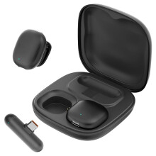 Bezprzewodowy Mikrofon Krawatowy z Redukcją Szumów i Sztuczną Inteligencją, Mikrofon do Telefonu, USB-C, Magnetyczny Mikrofon