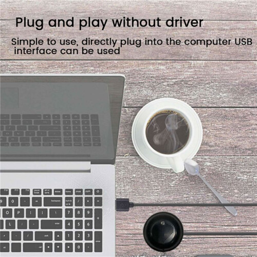2X Conference USB Microphone, USB Computer Micro-Type Condenser Microphone,Omnidirectional Mic for Laptop PC 2