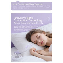 6th Generation Bone Conduction Wireless Sleep Speaker 35 Songs White Noise Under Pillow Speaker A