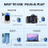 2.4G Wireless Lavalier Microphone System Microphone Transmitter Receiver Built-in Noise Reduction Chip for Interview 7