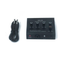 MIC-60 3-Bands Equalizer Gebalanceerde Microfoonvoorversterker met -Kabel en 6,5 mm Kabel EU-Stekker