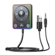 5.4 AUX-Autoadapter [Sterkere Dubbele Microfoons en Ruisonderdrukking] -Ontvanger voor Muziek in de Auto/Handsfree Bellen