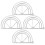 Worgeous Fitted Hat Brim Bender Hat Brim Bender Plastic 4 stk. 1