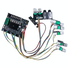 ZK-MT21S Lead Type KTV Microphone and Audio Machine 2.1 Channel Amplifier Board 50+50+100W