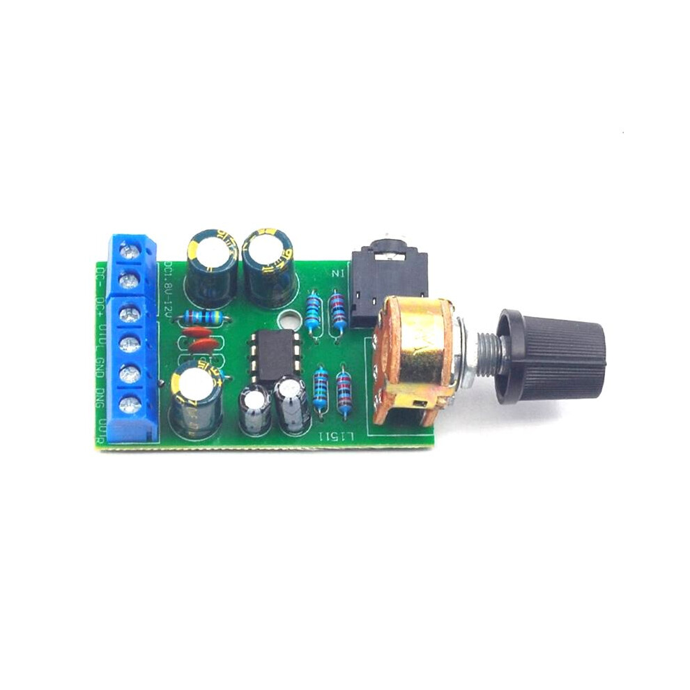 Tda2822m Stereo Audio Amplifier Board 2.0 Stereo Amplifier Board 1.8-12V Portable Radio Amplifier Board 4712218044139