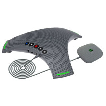 Microfono Omnidirezionale Microfono Wireless A Cascata Raggio di Rilevamento 5 M Rilevamento Vocale A 360 con Grano Esteso