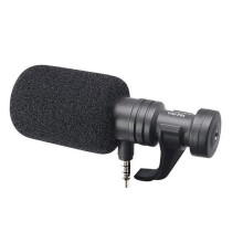 3.5mm Compact Cardioid Microphone, Phone Recording Microphone Noise Reduction Small Microphone Vlog Live Broadcast