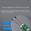 Dual-Microphone Matrix Noise Reduction Array AI Voice Interaction Reply Cancellation Voice Enhancement USB Driver-Free 3