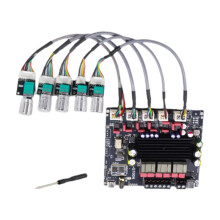 XY-Q100H Digital Power Amplifier Board 2.1 Channel 50Wx2+100W Subwoofer  Amplifier Module with Shielded Wire
