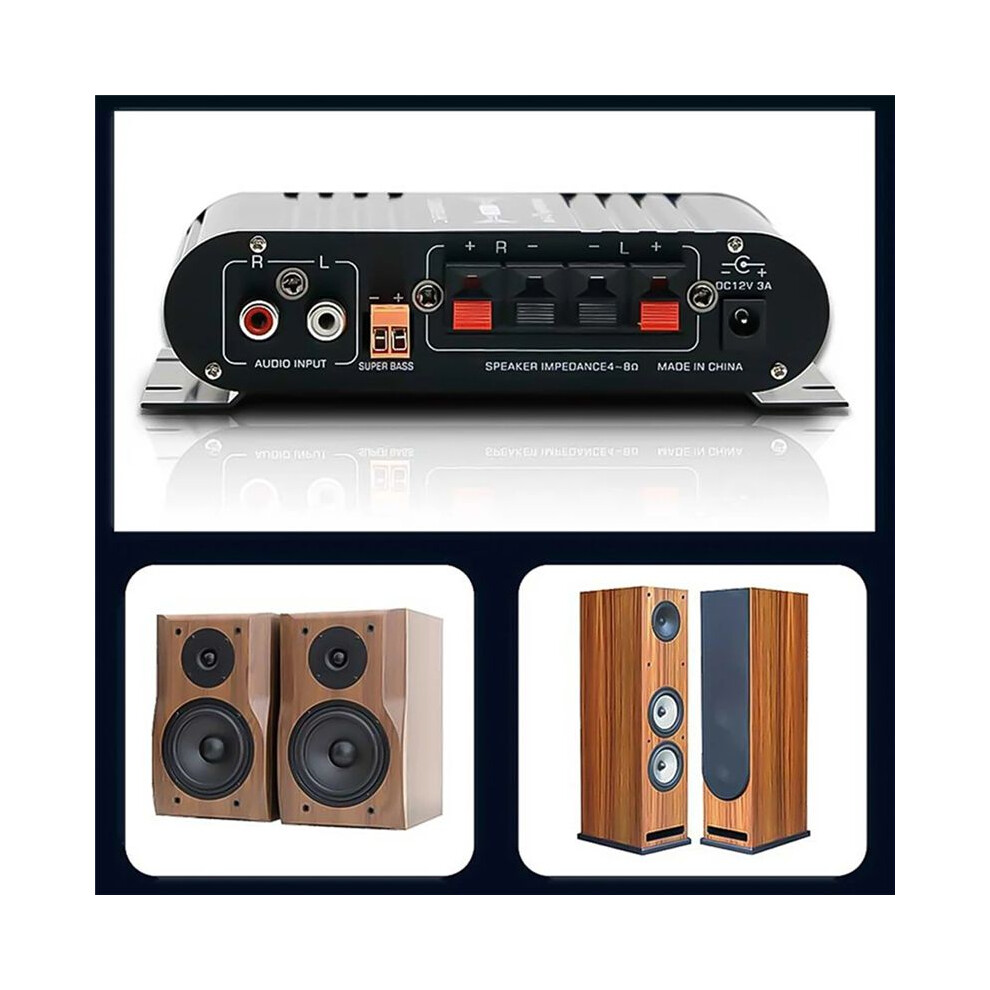 St-838Home Theater Amplifiers Hifi 2.1Channel Power Amplifier Sound Car Amp Media Player Subwoofer Amplifier ,B 6032865230708