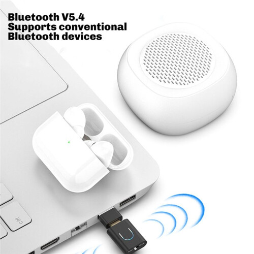 LE Audio Transmitter with Auracast  5.4 AptX-LL/HD LC3 Type-C Wireless Stereo Adapter Audio Transmitter 2