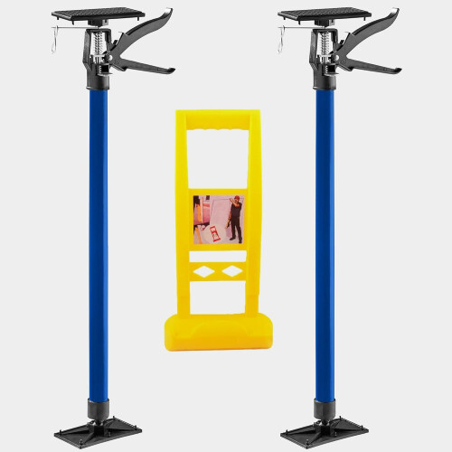 2pcs Adjustable Drywall Props with Plywood Lifter