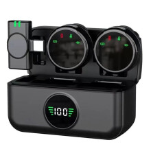 S5 Wireless Lavalier Microphone Magnetic Clip- Noise Cancelling Mic for Short Videos Recording