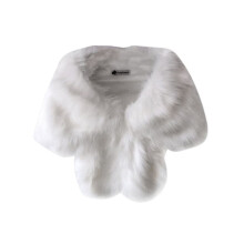 Dames winter warme sjaal/stola van imitatievossenbont