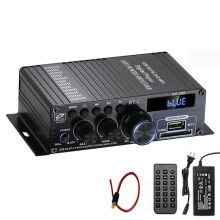 AK380 Sound Amplifier Audio Karaoke Home Theater Amplifier 2 Channel HIFI  Amplifier for Car EU Plug
