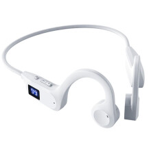 Earphones X7 Bone Conduction Air Conduction Wireless Earphones Sports Digital Card Insertion White