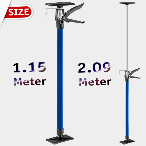2pcs Adjustable Drywall Props with Plywood Lifter 1