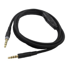 Per -HyperX Cloud Alpha/-HyperX Cloud Core Cavo per Cuffie di Volo con Controllo del Volume Cavo per Cuffie di Controllo del Suono