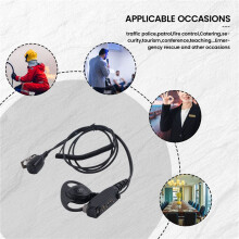 PTT Earpiece Headset Mic for SEPURA STP8000 STP8030 STP8035 STP8038 STP8040 STP8080