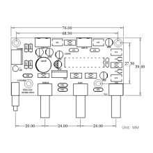 Lm1036 Op-Amp Hifi Preamplificador Preamplificador Volumen Tono Treble Bass Loudness Control Board Preamp Terminado